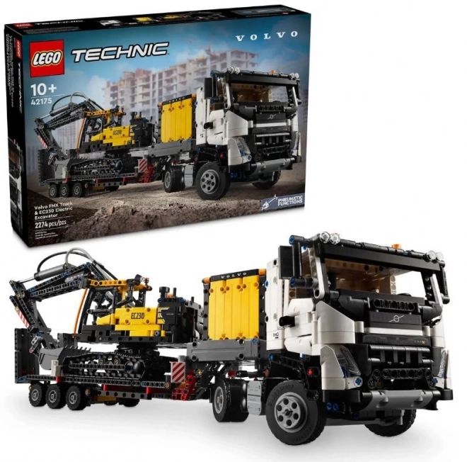 Lego Technic Volvo FMX Lastwagen und EC230 Elektrische Bagger