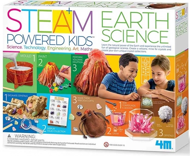 wissenschaftsset 4M Earth Science – Erde und Geologie für Kinder