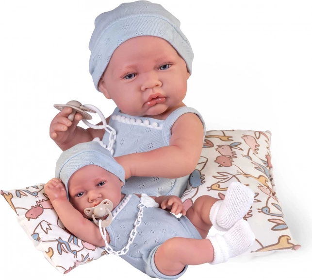 Realistische Baby-Puppe Antonio Juan mit Ganzkörper-Vinyl 42 cm