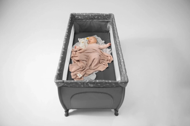 Reisebett Lionelo Stefi Plus grau multicolor