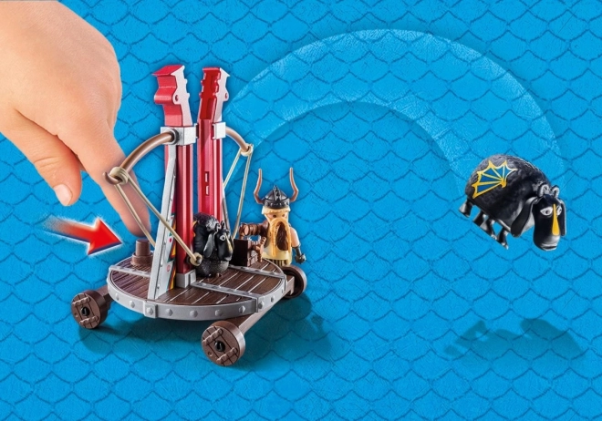 Playmobil Dragons Figurenset Kotzauge mit Katapult