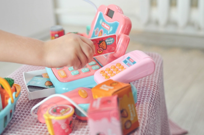Kinder Spielkasse mit Scanner, Waage und Mikrofon von Woopie