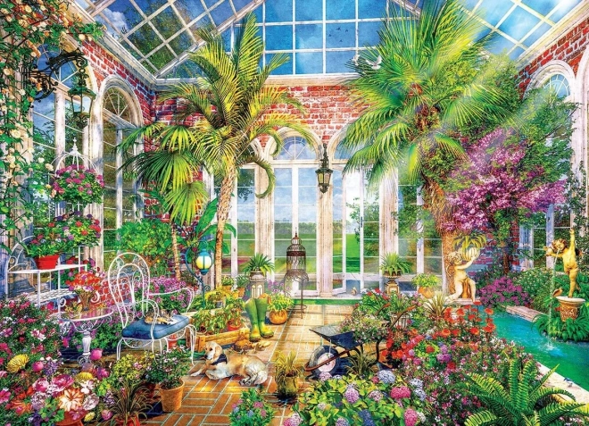 Puzzle Sommertreibhaus 1000 Teile