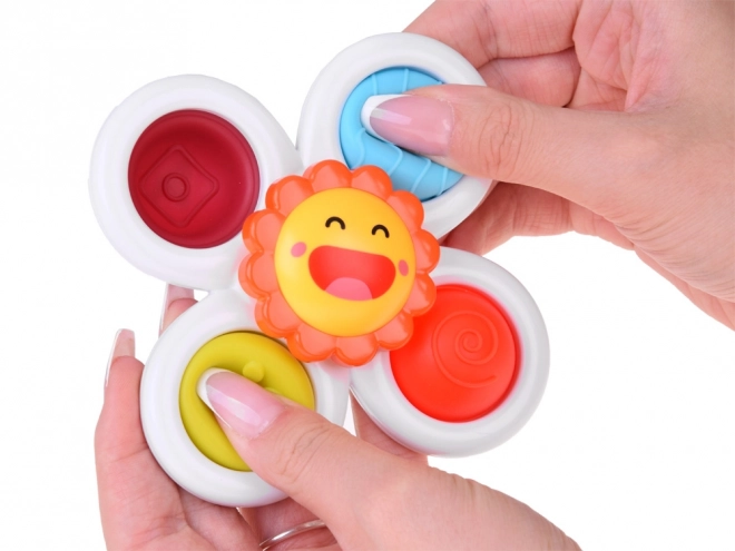 Fidget Spinner Sensorische Spielzeug mit Saugnapf