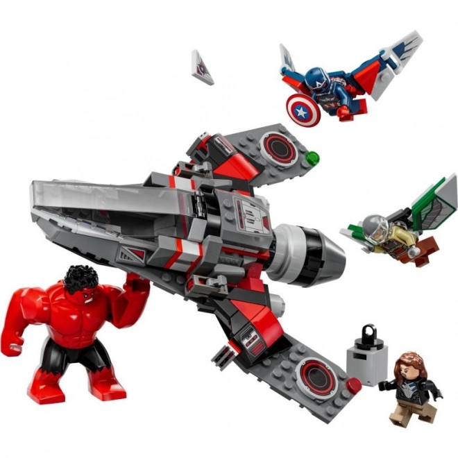 Lego Marvel Kapitän Amerika vs Roter Hulk - Schlacht