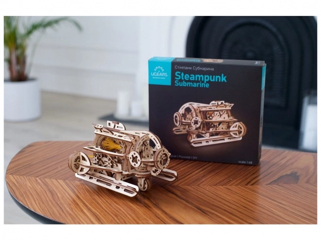 Ugears Steampunk U-Boot 3D Holzpuzzle