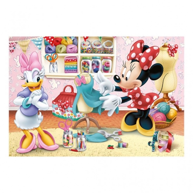 Dino Puzzle Fleißige Minnie 2x77 Teile