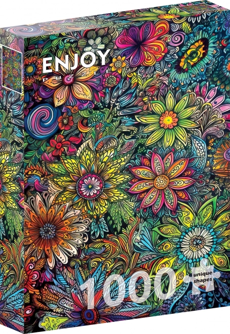 Enjoy puzzle kraft der blumen 1000 teile