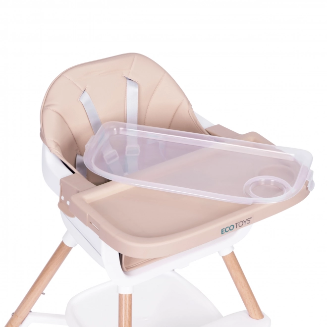 Kindersitz 2-in-1 Beige von ECOTOYS