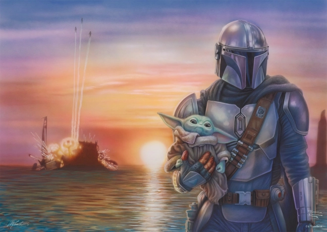 Puzzle Mandalorian: Neuer Kurs 1000 Teile