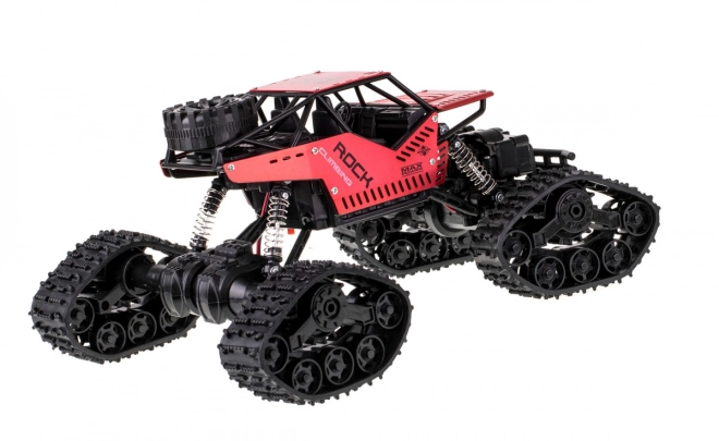 Zuverlässiges RC-Geländewagen 4x4 in Schwarz – Rot