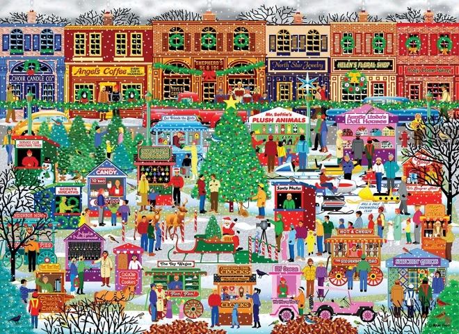 Weihnachtsmarkt im Zentrum Puzzle XL