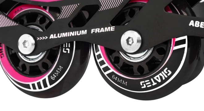 4-in-1 Rollschuhe, Schlittschuhe, Skates Set für Kinder Größe 29-33 Pink – Rosa