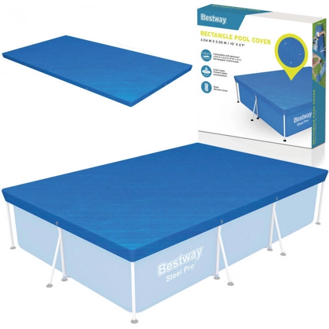 Bestway Poolabdeckung mit Metallrahmen