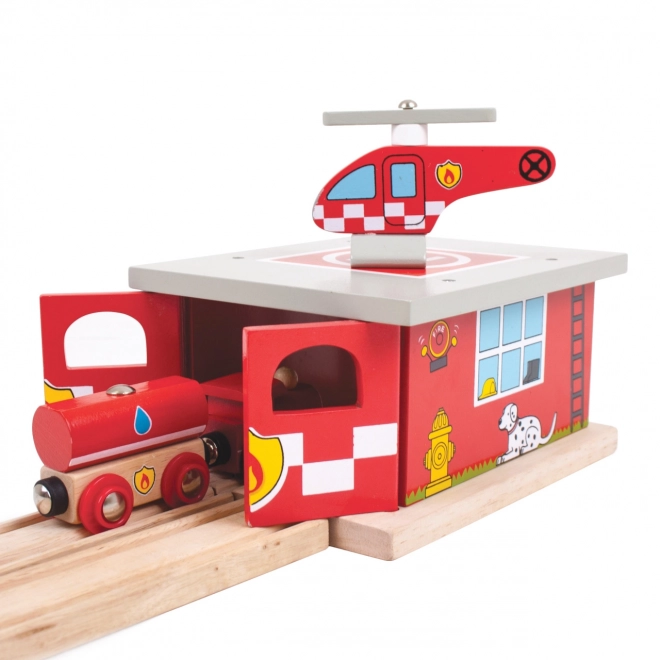 Bigjigs Rail Feuerwache