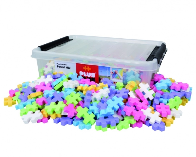 Plus-plus Bausteine Pastell Box Groß