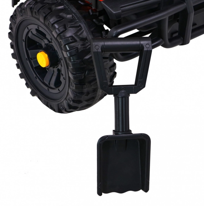 Kinder Bauernhof-Pick-up rot + Fernbedienung + Gepäckwagen + Schaufel + EVA + MP3 LED