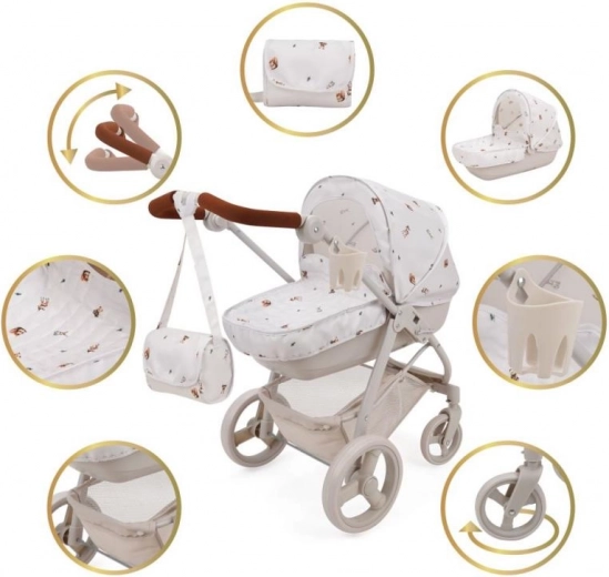 Komfortable Steuerung mit schwenkbarem Vorderrad