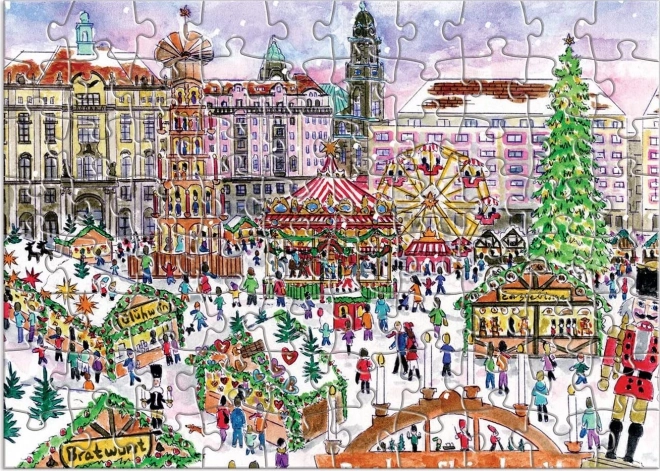 Galison Puzzle Adventskalender: 12 Weihnachtstage Puzzle