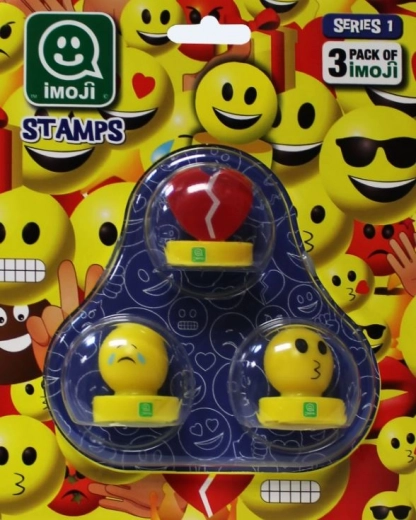 Imoji Stempel-Set 3 Stk – Emojis