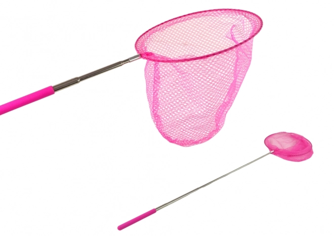 Klappbares Teleskop-Insektennetz 85 cm rosa