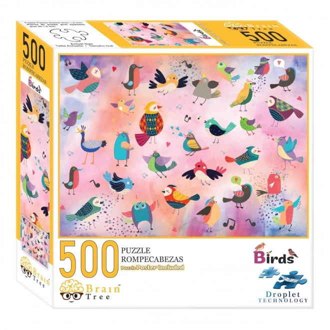 Puzzlemotiv Märchenhafte Vögel 500 Teile