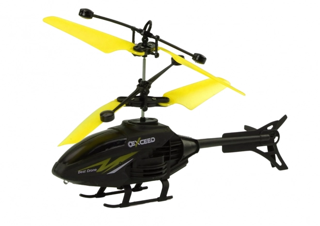 Fernsteuerbarer RC Helikopter mit Gyroskop in Gelb