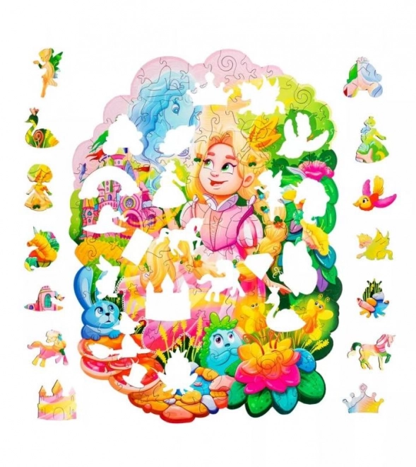 Holzpuzzle Prinzessin Amélie 120 Teile