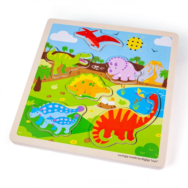 Bigjigs Toys Sound Puzzle Dinosaurier