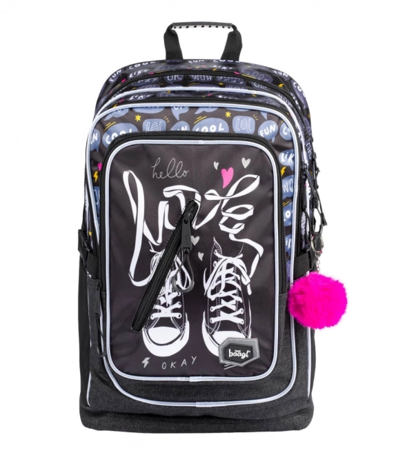 Schulset Tenisky: Rucksack, Federtasche und Sportbeutel