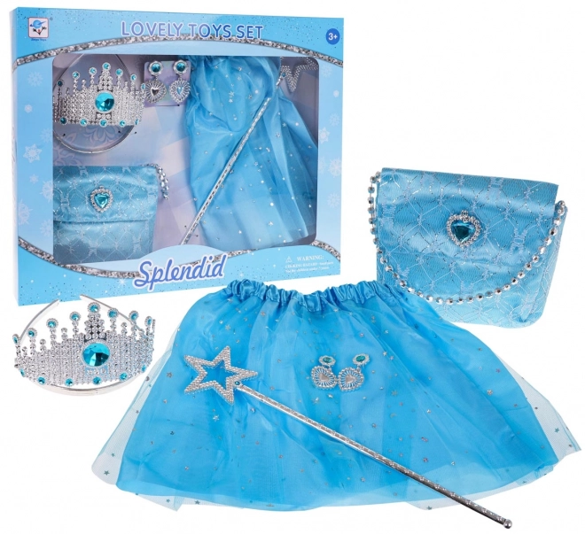 Prinzessin-Kleid Kinder Set mit Kleid und Zubehör