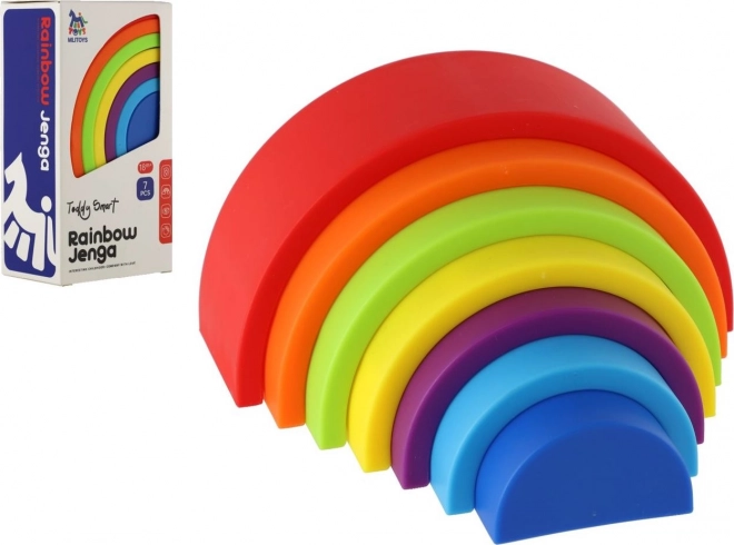 Plastik Regenbogen Steckspiel