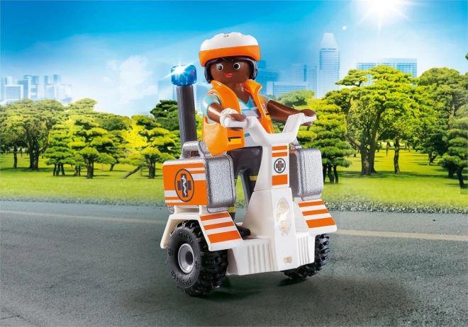 Playmobil City Life Rettungs-Einsatzmotorrad mit Lichtern