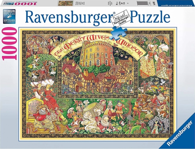 Lustige Windsor Damen Puzzle 1000 Teile