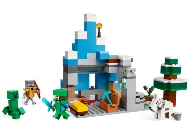 Lego Minecraft - Schneebedeckte Gipfel