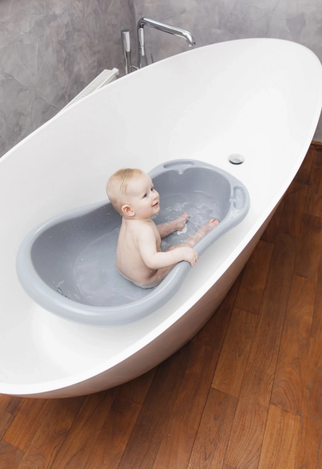 Babybadewanne 84cm mit Stöpsel, Weiß