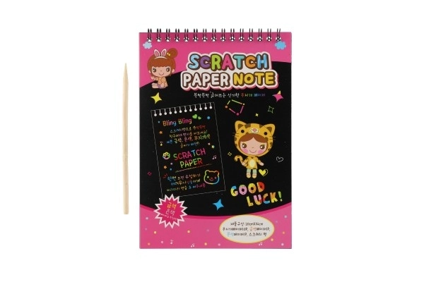 Kreativer Kratzblock für Kinder