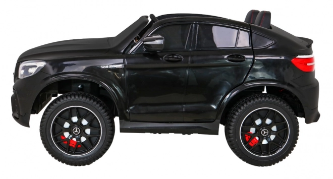 Mercedes GLC 63S Kinderauto schwarz + 4x4 + MP4 + LED + Eco-Leder + Sanfter Start + EVA