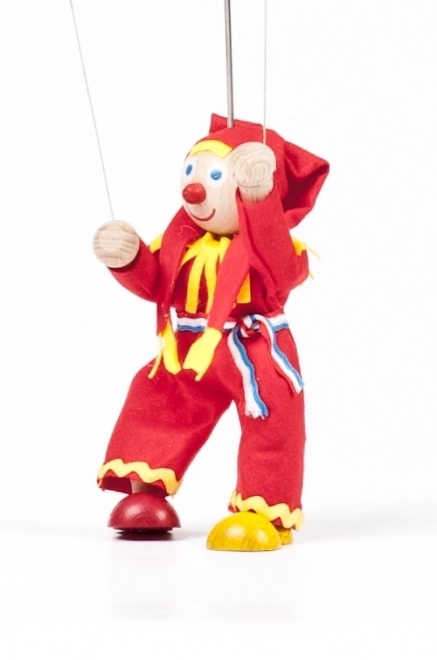 Gerlich Handgefertigte Holzmarionette Kasperl