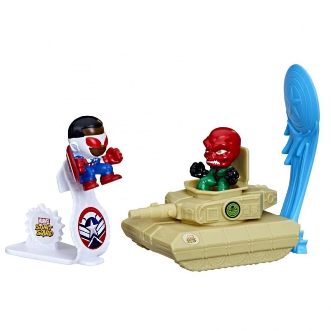 MARVEL AVENGERS STUNT SQUAD FIGUR UND FEATURE FIGUREN AST