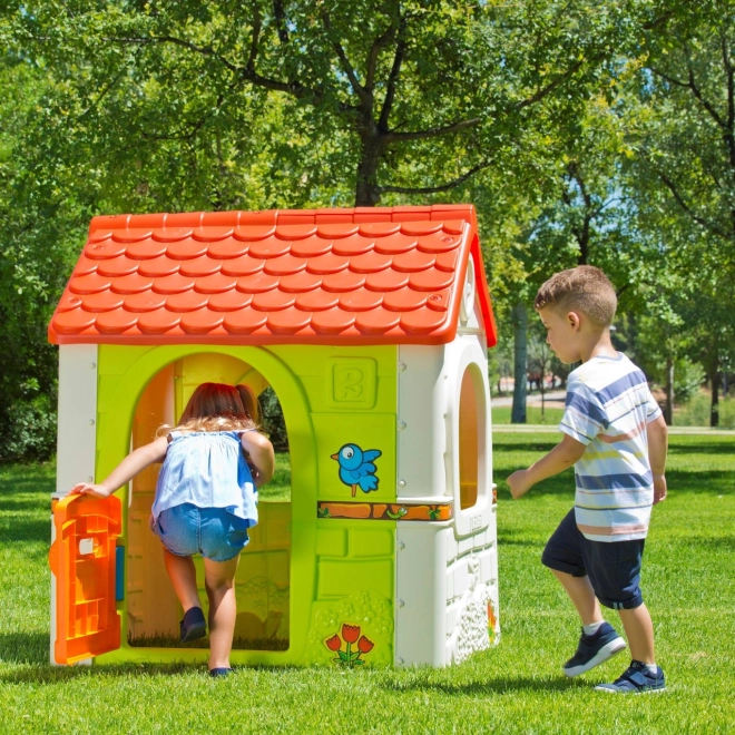 Gartenhäuschen Fantasy mit Briefkasten