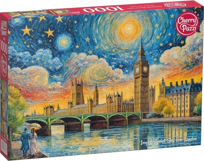 Cherry Pazzi Puzzle Impressionistischer Himmel über London