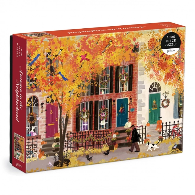 Herbst im Viertel Puzzle 1000 Teile