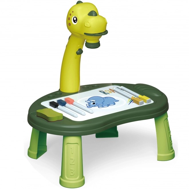 Zeichenbrett mit Projektor Dinosaurier für Kinder