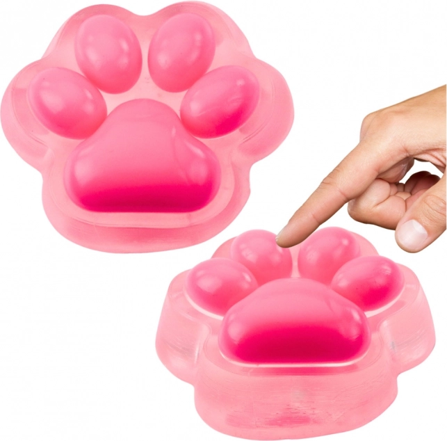 Antistress-Sensorik-Gniotek Katzenpfote rosa