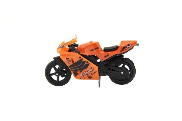 Rennmotorrad Metall/Plastik 8cm Freilauf