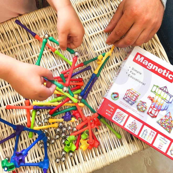 Woopie Magnetisches Konstruktionsspielzeug 110 Teile