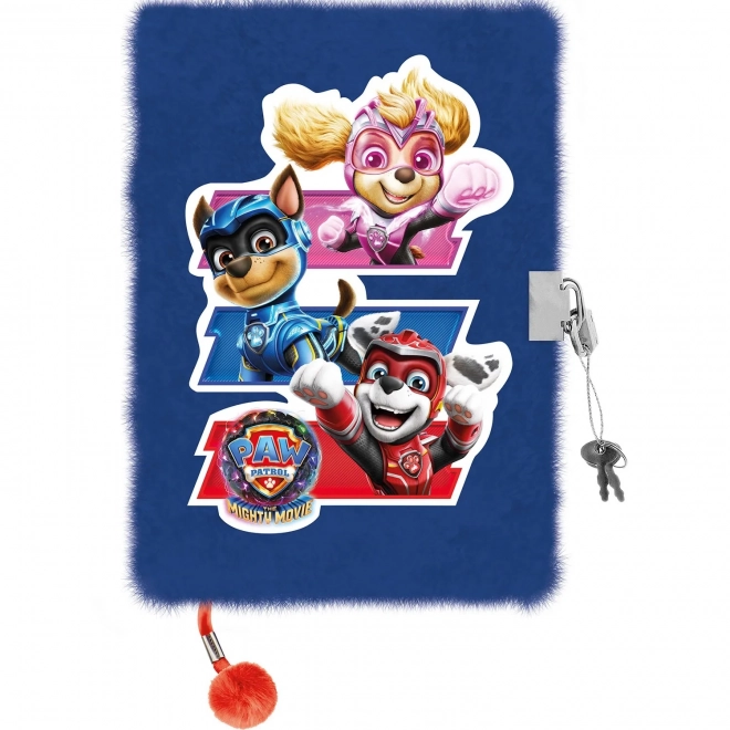 Paw Patrol Plüsch Tagebuch mit Schloss