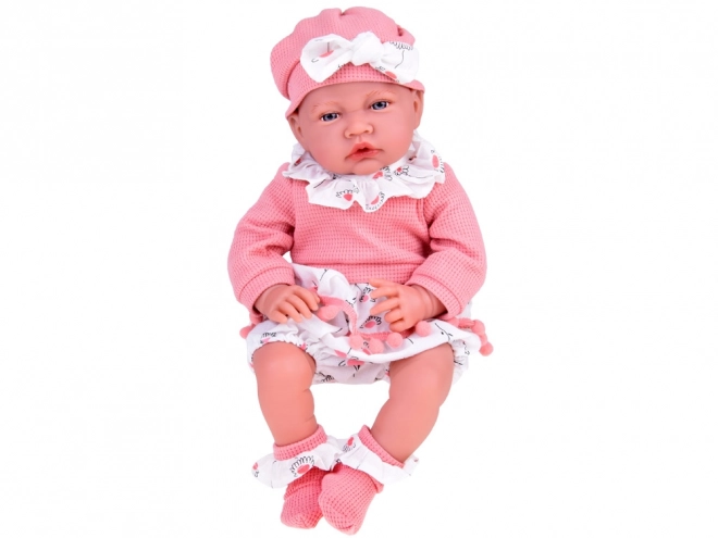 Interaktive Babypuppe Mädchen mit rosa Set