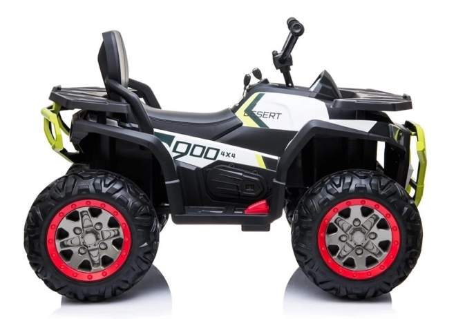 Akkubetriebener Kinder-Quad in Weiß